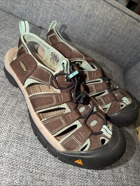 Keen Waterproof Brown and Blue Outdoor Sport Sandals